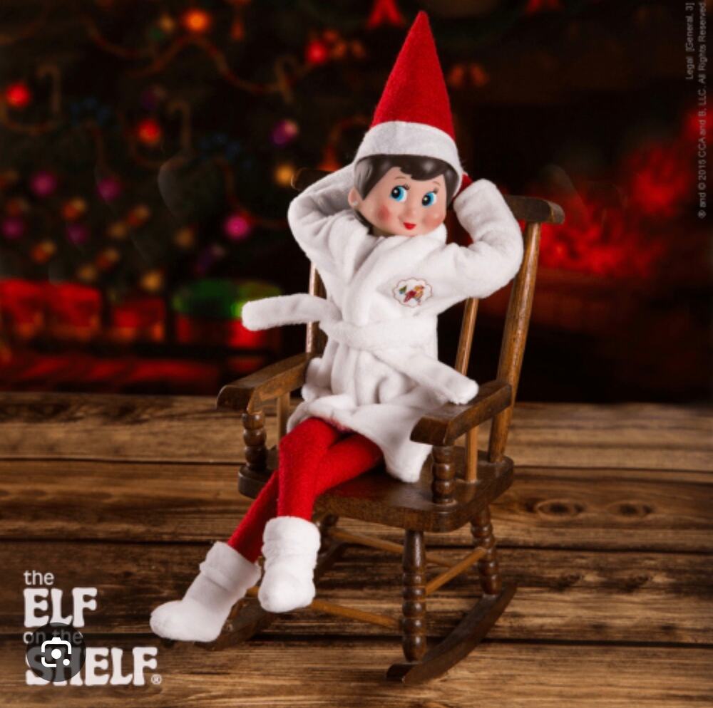 NEW the Elf on the Shelf "Relaxing Robe & Slippers" Claus Couture Collection